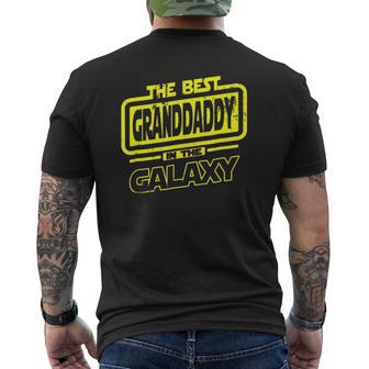 The Best Granddaddy In The Galaxy Mens Back Print T-shirt | Mazezy