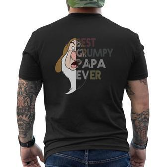 Best Grumpy Papa Ever Fathers Day Christmas For Dad Good For Dad Mens Back Print T-shirt | Seseable CA