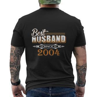 Best Husband Since 2004 V2 Mens Back Print T-shirt - Thegiftio UK