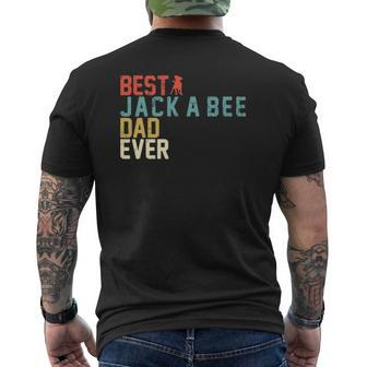 Best Jack-A-Bee Dad Ever Retro Vintage Mens Back Print T-shirt | Mazezy