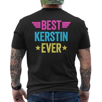 Best Kerstin Ever T-Shirt mit Rückendruck - Seseable