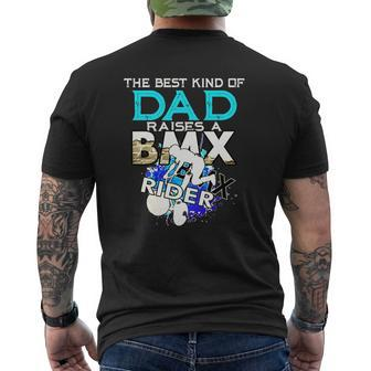 The Best Kind Of Bmx Dad Shirt Mens Back Print T-shirt - Seseable