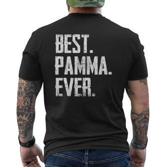 Best Pamma Ever Vintage Father Mens Back Print T-shirt | Mazezy