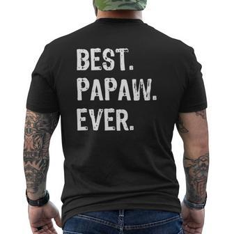 Best Papaw Ever Cool Father's Day Mens Back Print T-shirt | Mazezy UK