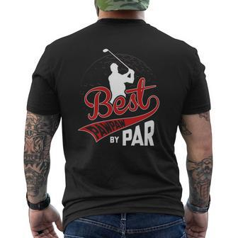 Best Pawpaw By Par Golf Lover Sports Fathers Day Mens Back Print T-shirt | Mazezy