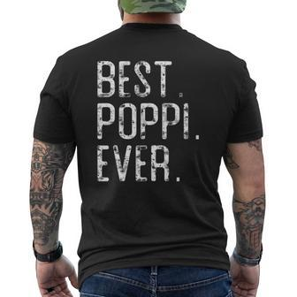 Best Poppi Ever Father’S Day For Poppi Mens Back Print T-shirt | Mazezy