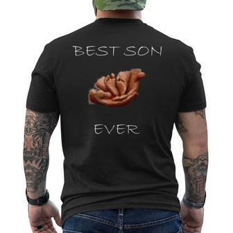 Best Son Ever Feeling Good Husband Dad Grandad Men's T-shirt Back Print - Thegiftio UK