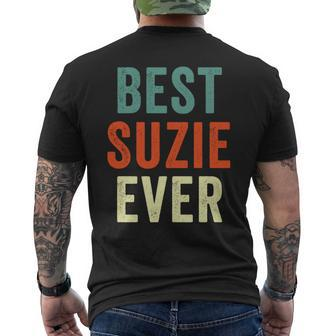 Best Suzie Ever Personalised First Name Joke Idea Men's T-shirt Back Print - Seseable