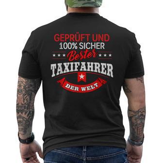 Best Taxi Driver Passenger Transport T-Shirt mit Rückendruck - Seseable