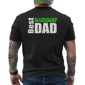 Best Wakesurf Dad Wakesurf Apparel And Mens Back Print T-shirt | Mazezy