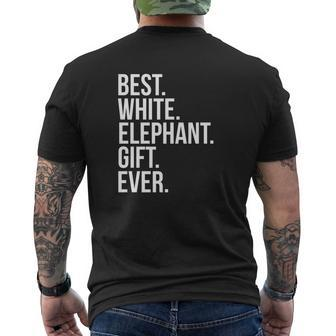 Best White Elephant Ever Christmas Mens Back Print T-shirt - Thegiftio UK