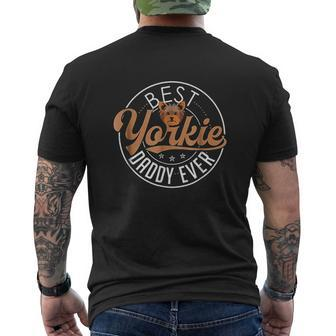 Best Yorkie Dad Ever Mens Back Print T-shirt | Mazezy