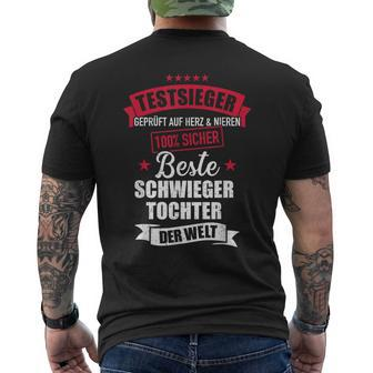 Beste Schwiegertochter Der Welt Beste Schwieger T-Shirt mit Rückendruck - Seseable
