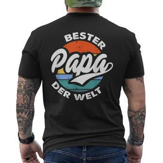 With Bester Papa Der Welt T-Shirt mit Rückendruck - Geschenkecke