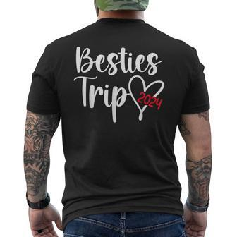 Besties Trip 2024 Best Friend Vacation Besties Travel Men's T-shirt Back Print | Mazezy DE