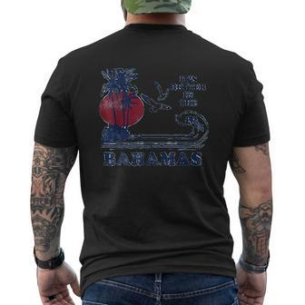 It Is Better In The Bahamas Vintage 80S 70S Mens Back Print T-shirt - Seseable