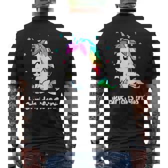 Beurk Des Gens Licorne T-shirt imprimé au dos - Cadeauxyz