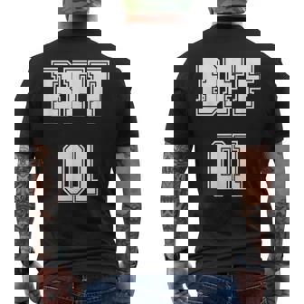 Bff 01 Les Meilleurs Amis Qui Correspondent T-shirt imprimé au dos - Cadeauxyz