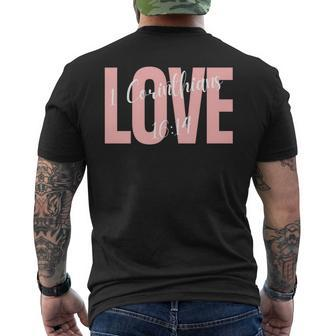 Bible Corinthians 1614 Let All That You Do Be Done In Love Men's T-shirt Back Print | Mazezy