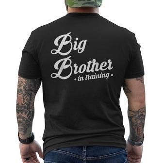 Big Brother In Training Youth Toddler Men's T-shirt Back Print - Monsterry