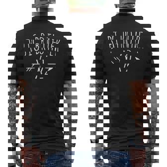 Big Brother X2 Big Bro Again Arrow Sibling Boys Men's T-shirt Back Print - Thegiftio