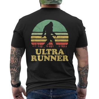 Bigfoot Ultra Runner Vintage Trail Marathon Men's T-shirt Back Print - Monsterry CA
