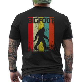 Bigfoot Vintage Retro Vintage Sasquatch Bigfoot Mens Back Print T-shirt - Thegiftio UK