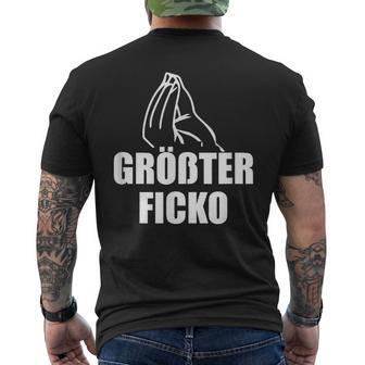 Bigter Ficko Italien Wrehn Workless Gesture T-Shirt mit Rückendruck - Seseable