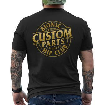 Bionic Hip Club Get Well Hip Replacement Surgery Recovery Men's T-shirt Back Print - Monsterry AU