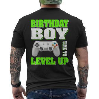 Birthday Boy Video Game Birthday Party Men's T-shirt Back Print - Thegiftio UK