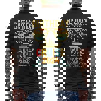 Birthday Cruise 2024 Making Memories Together Men's T-shirt Back Print - Thegiftio