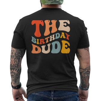 The Birthday Dude Boy Party Celebration Men's T-shirt Back Print - Monsterry CA