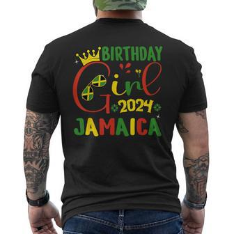 Birthday Jamaica Girls Trip 2024 Jamaica Birthday Squad Men's T-shirt Back Print - Monsterry CA