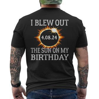Birthday Solar Eclipse I Blew Out The Sun On My Birthday Men's T-shirt Back Print | Mazezy