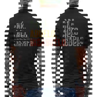 Bisabuelo Spanish Great Grandfather Men's T-shirt Back Print | Mazezy