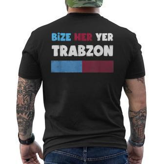 Bize Her Yer Trabzon Hediye T-Shirt mit Rückendruck - Seseable