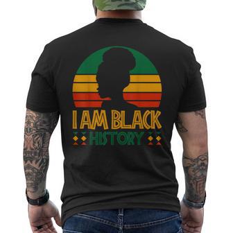 I Am Black History Month African American Junenth Womens Men's T-shirt Back Print - Monsterry DE