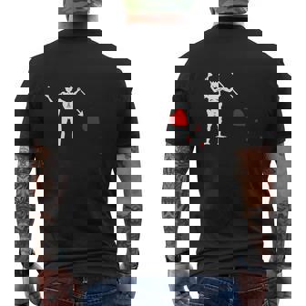 Blackbeard Pirate Flag Tshirt Original Edward Mens Back Print T-shirt - Thegiftio