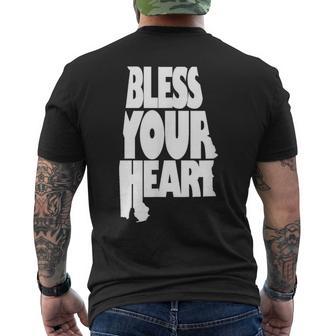 Bless Your Heart Alabama Pride Men's T-shirt Back Print - Monsterry UK