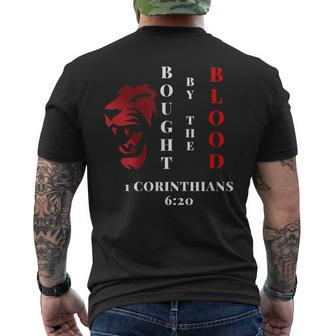 Blood Of Jesus Christ Men's T-shirt Back Print | Mazezy