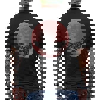 Bloody Moon Raven Men's T-shirt Back Print - Thegiftio UK