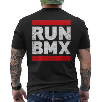 Bmx Vintage Bike Bicycle Racing Run Bmx Men's T-shirt Back Print - Monsterry AU