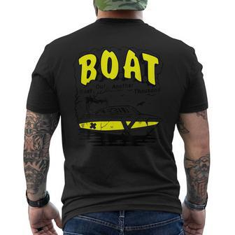 Boat Bust Out Another Thousand Men's T-shirt Back Print - Monsterry CA