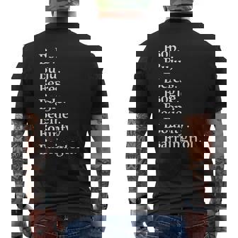 Bob Buju Beres Bogle Beenie Bounty Barrington Mens Back Print T-shirt - Thegiftio