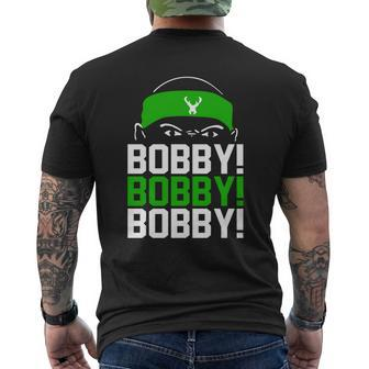 Bobby Bobby Bobby Milwaukee Basketball Bobby Portis Mens Back Print T-shirt - Thegiftio UK