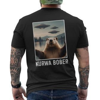 Bober Bóbr Kurwa Koszula Polish Jakie Bydle T-Shirt mit Rückendruck - Seseable