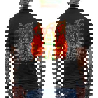 Bombero Peso Muerto Entrenamiento Culturismo Fitness Músculo Camiseta Hombre Estampado Espalda - Regaloses
