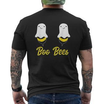 Boo Bees Couples Halloween Costume Bees V2 Mens Back Print T-shirt - Thegiftio UK