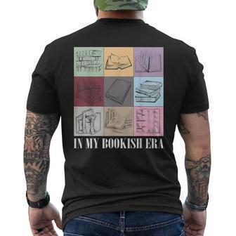 In My Bookish Era Bookworm Bookish Read Book Lover Men's T-shirt Back Print - Seseable