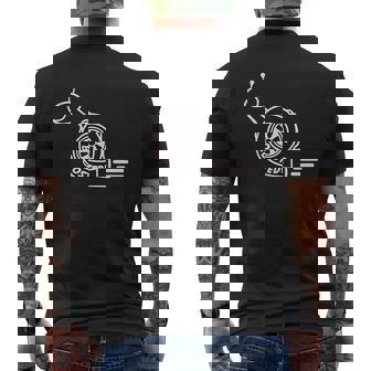 Boosted Turbo Charger Snail Mens Back Print T-shirt - Thegiftio